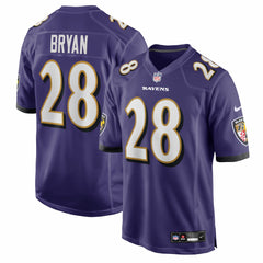 Taven Bryan Baltimore Ravens Team Game Jersey - Purple online