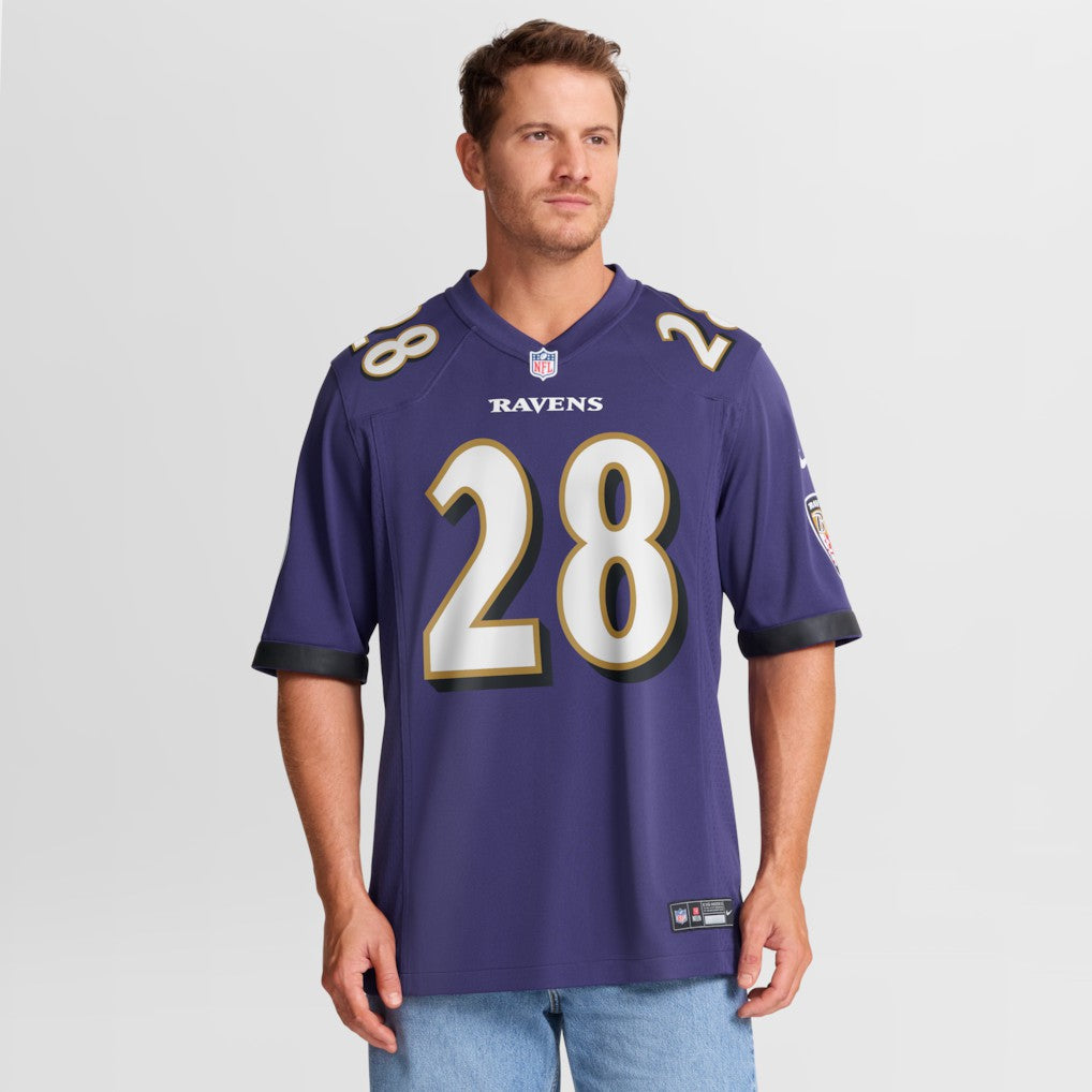 Taven Bryan Baltimore Ravens Team Game Jersey - Purple online
