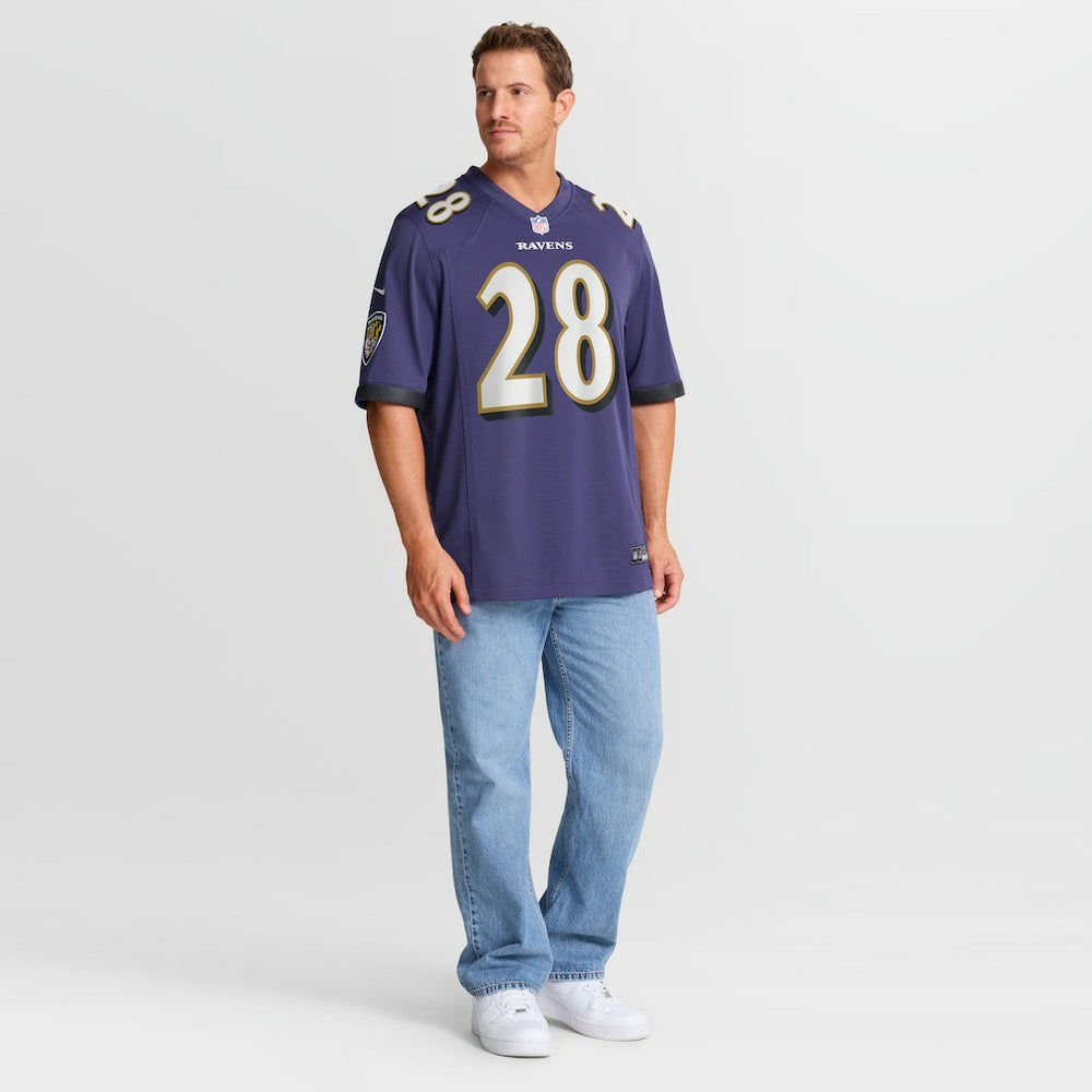 Taven Bryan Baltimore Ravens Team Game Jersey - Purple online