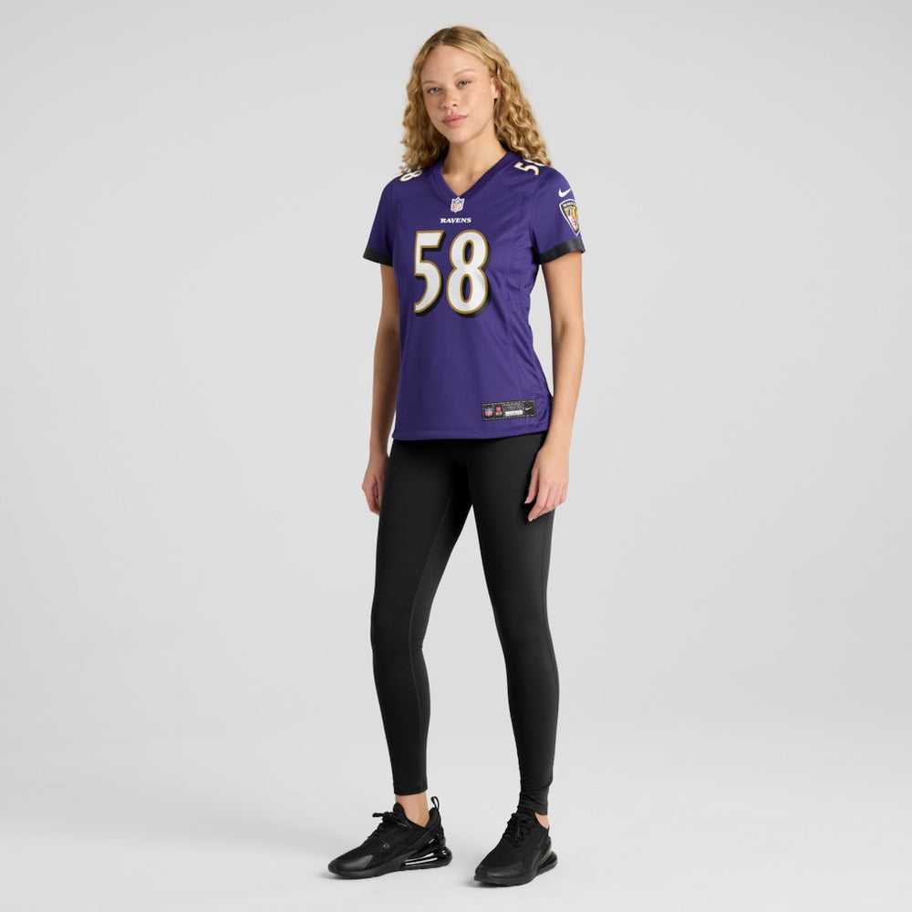 Taven Bryan Baltimore Ravens Women's Team Game Jersey - Purple for sale