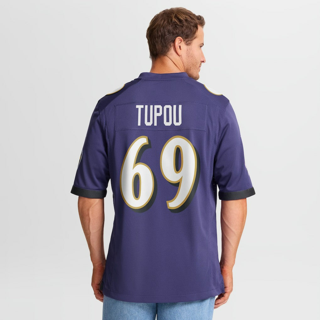 Josh Tupou Baltimore Ravens Team Game Jersey - Purple outlet