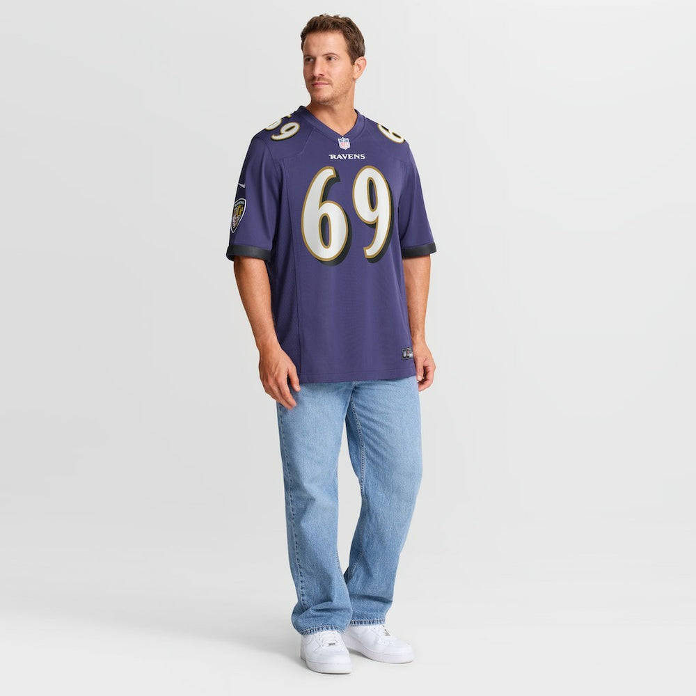 Josh Tupou Baltimore Ravens Team Game Jersey - Purple outlet
