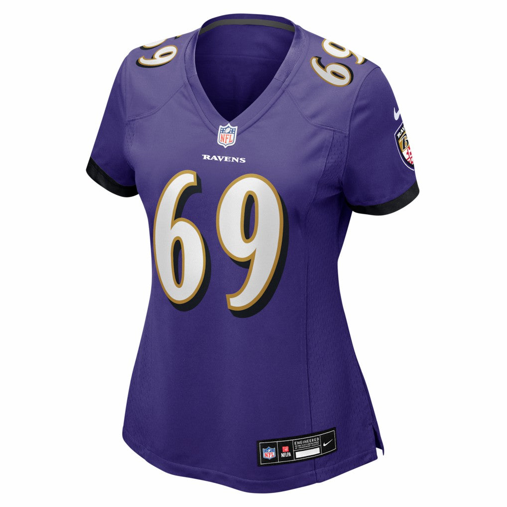 Josh Tupou Baltimore Ravens Women's Team Game Jersey - Purple cheap