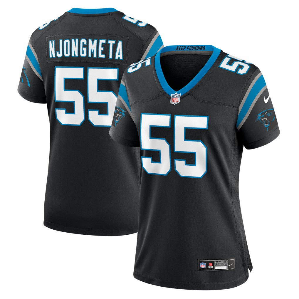 Maema Njongmeta Carolina Panthers Women's Team Game Jersey - Black sale