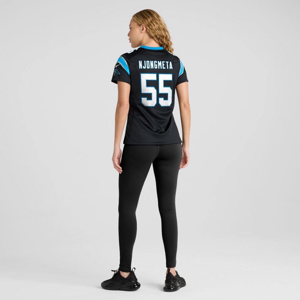 Maema Njongmeta Carolina Panthers Women's Team Game Jersey - Black sale