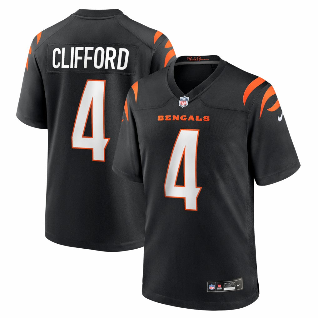 Sean Clifford Cincinnati Bengals Team Game Jersey - Black online