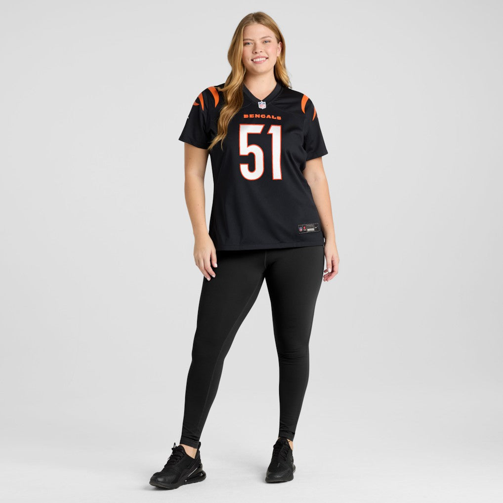 Isaiah Foskey Cincinnati Bengals Women's Team Game Jersey - Black discount