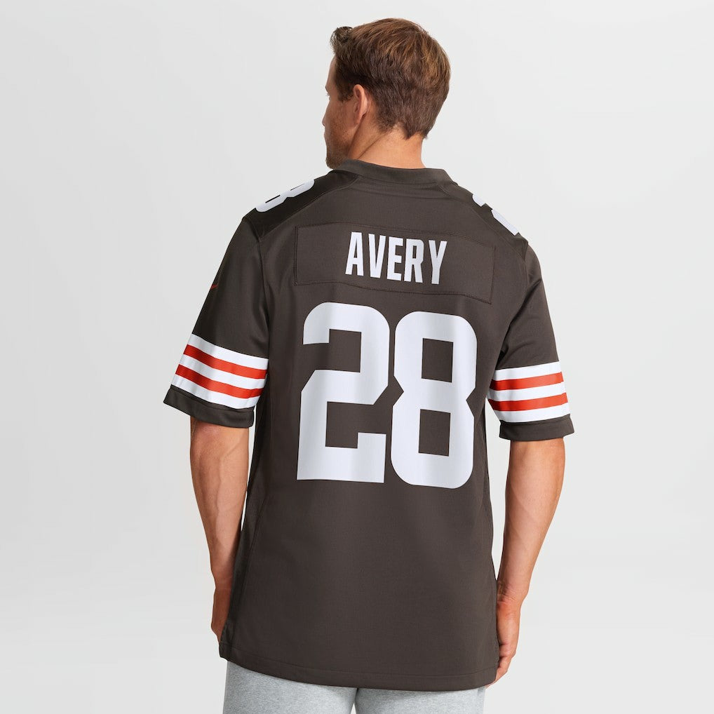 Tre Avery Cleveland Browns Team Game Jersey - Brown on sale
