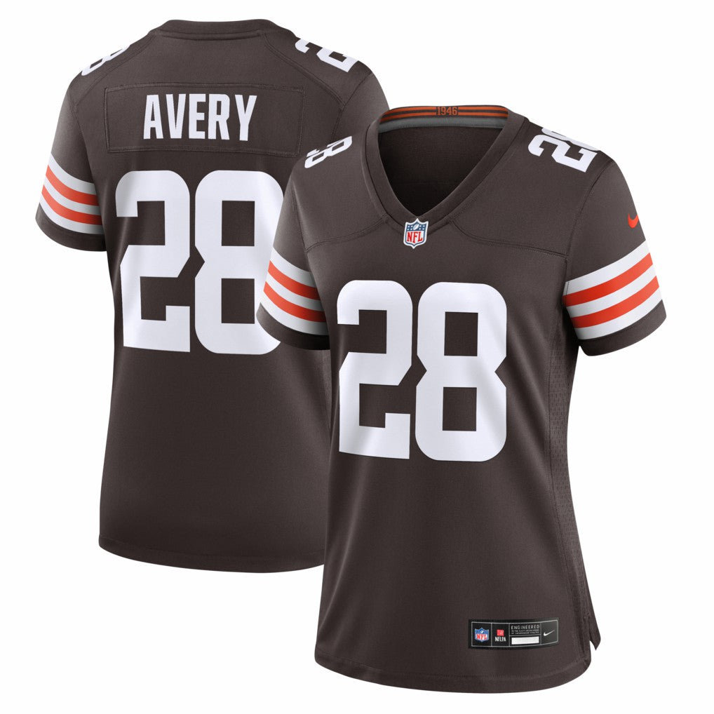 Tre Avery Cleveland Browns Women's Team Game Jersey - Brown sale