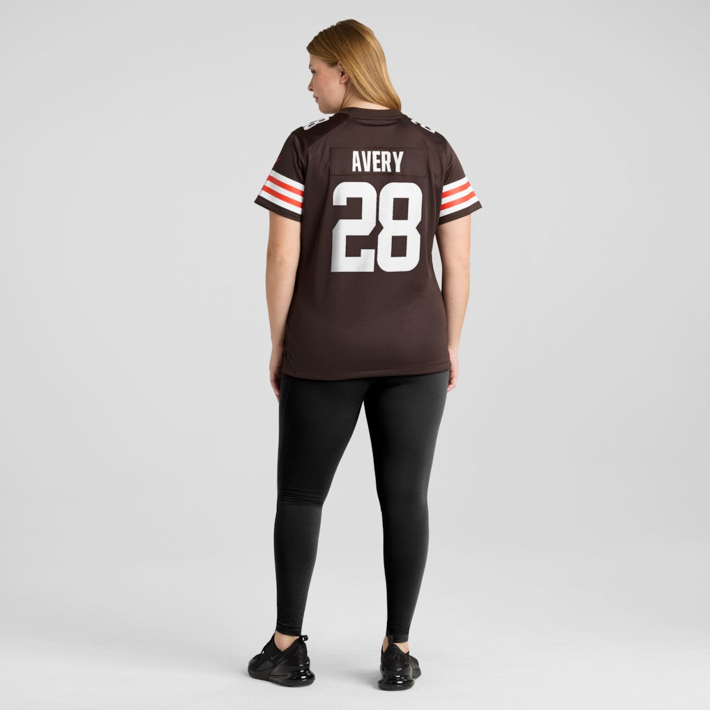 Tre Avery Cleveland Browns Women's Team Game Jersey - Brown sale