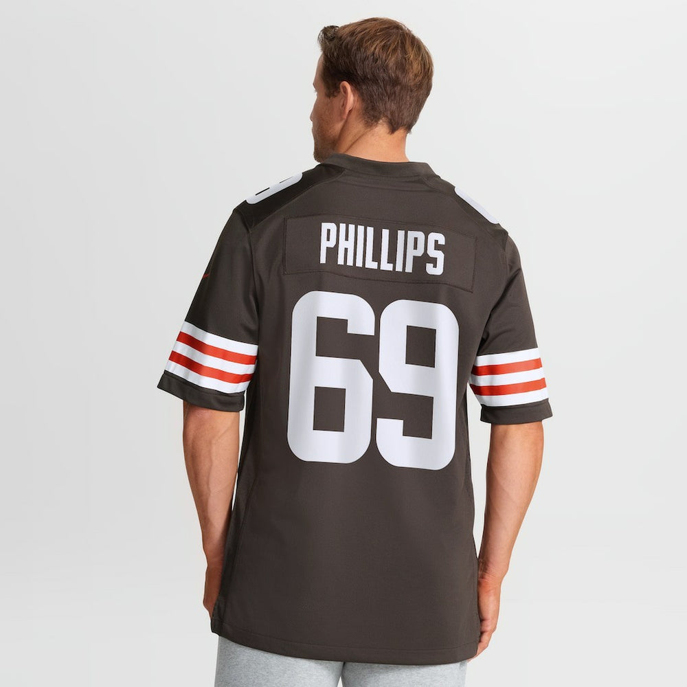 Tyre Phillips Cleveland Browns Team Game Jersey - Brown discount