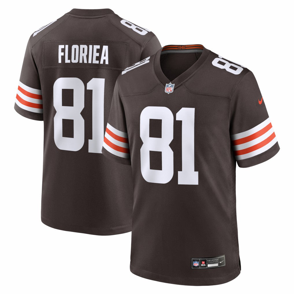 Luke Floriea Cleveland Browns Team Game Jersey - Brown outlet