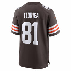 Luke Floriea Cleveland Browns Team Game Jersey - Brown outlet