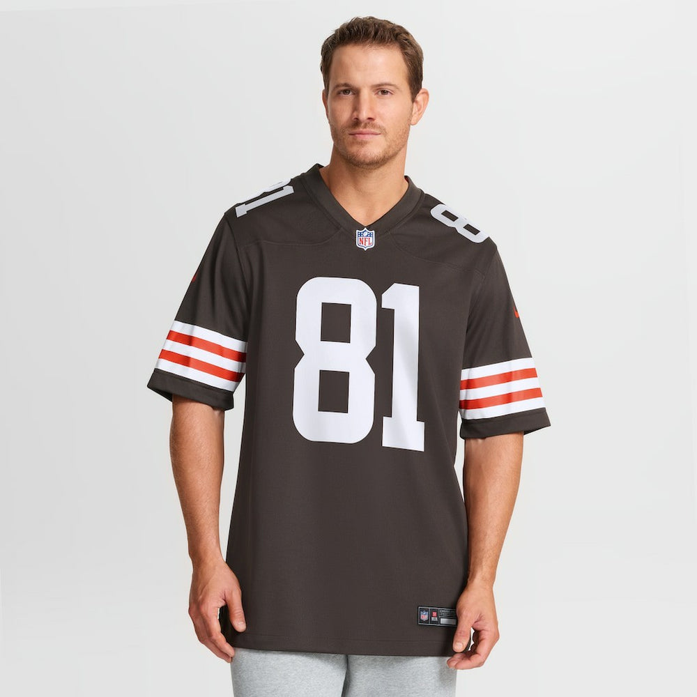 Luke Floriea Cleveland Browns Team Game Jersey - Brown outlet
