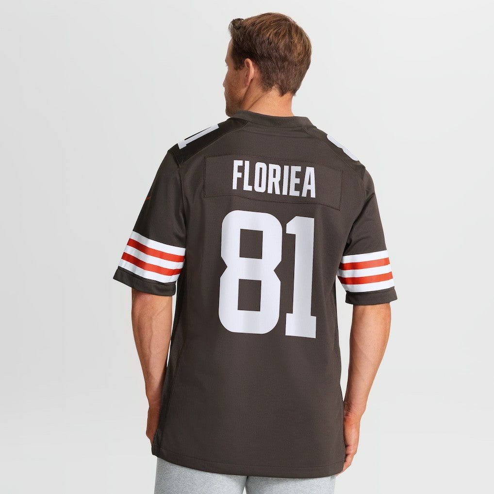 Luke Floriea Cleveland Browns Team Game Jersey - Brown outlet