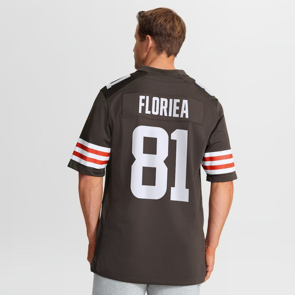 Luke Floriea Cleveland Browns Team Game Jersey - Brown outlet