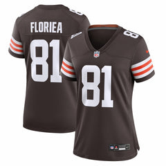 Luke Floriea Cleveland Browns Women's Team Game Jersey - Brown discount