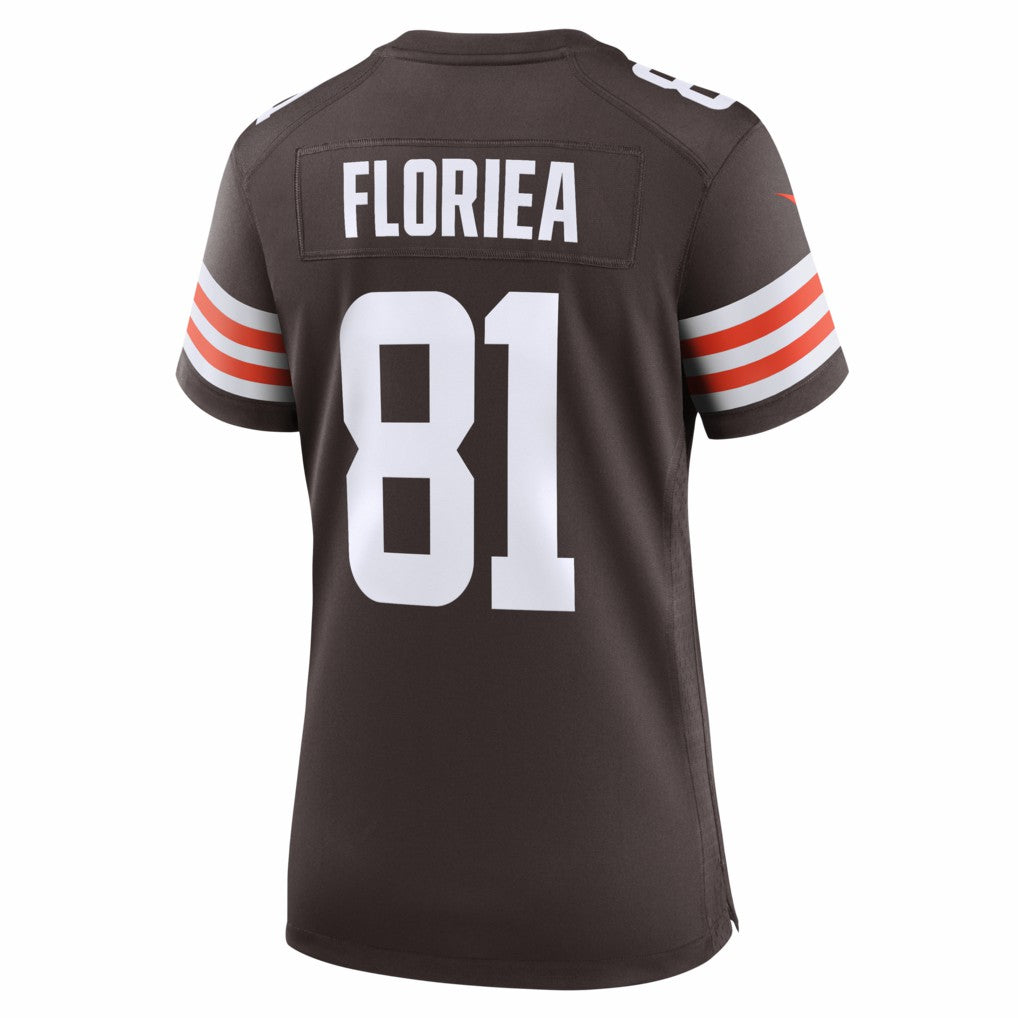 Luke Floriea Cleveland Browns Women's Team Game Jersey - Brown discount