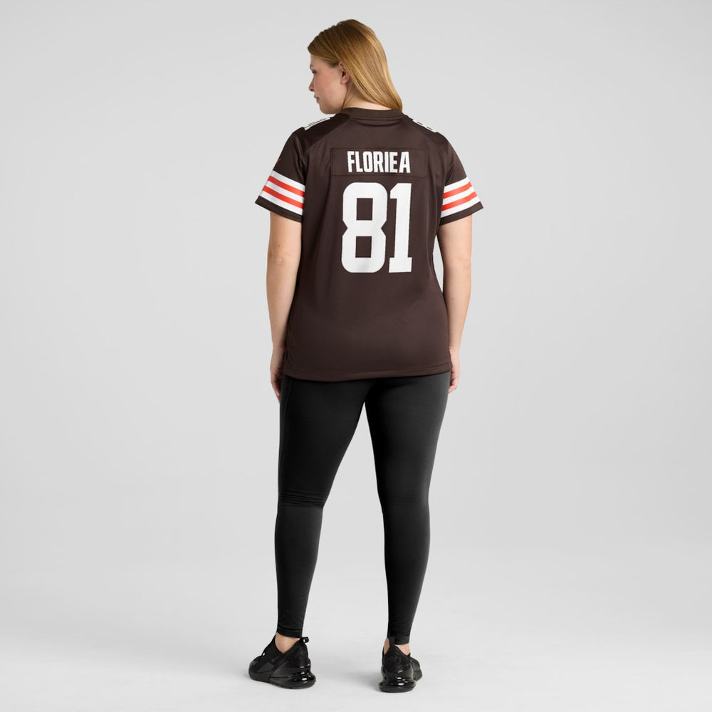 Luke Floriea Cleveland Browns Women's Team Game Jersey - Brown discount