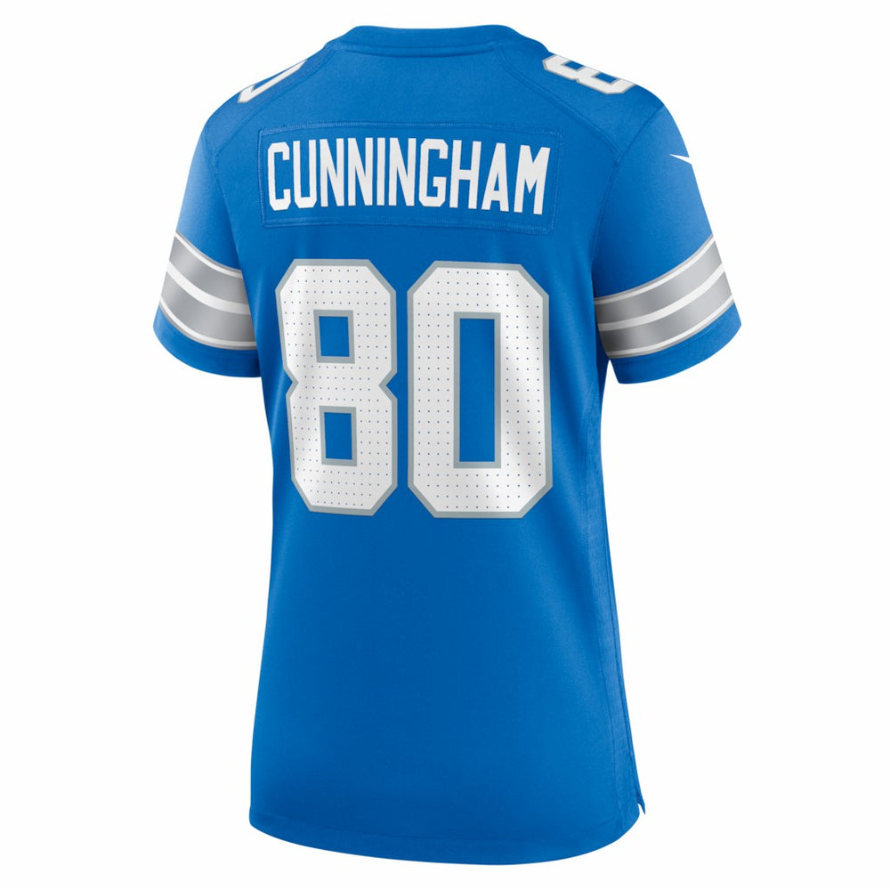 Malik Cunningham Detroit Lions Women's Team Game Jersey - Blue outlet