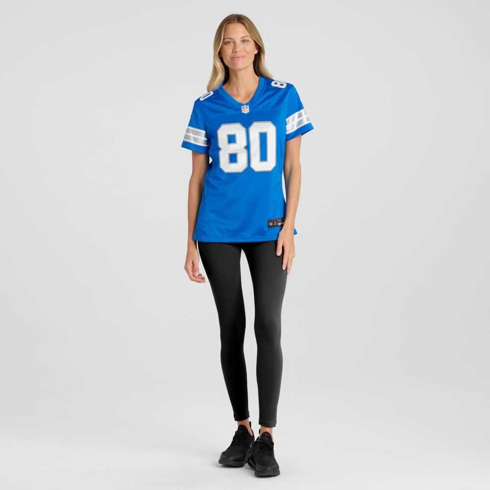 Malik Cunningham Detroit Lions Women's Team Game Jersey - Blue outlet