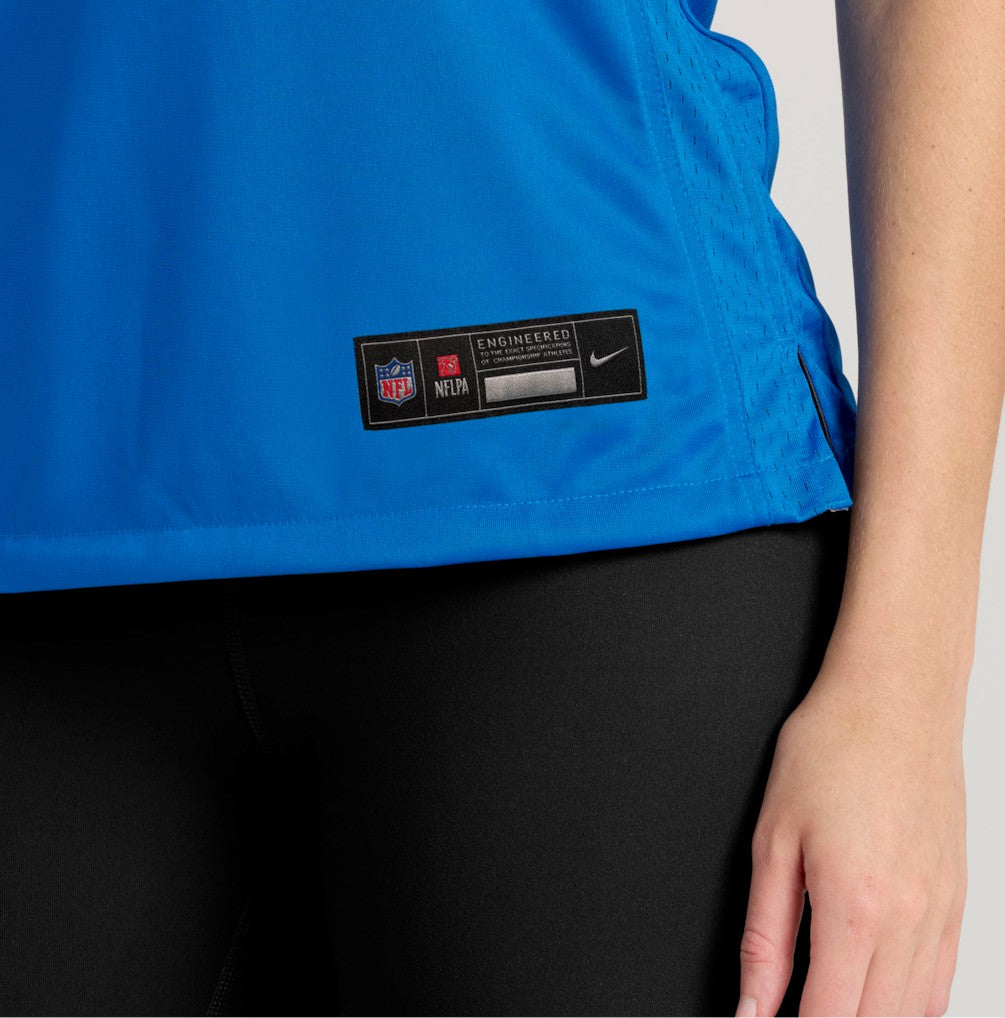 Malik Cunningham Detroit Lions Women's Team Game Jersey - Blue outlet