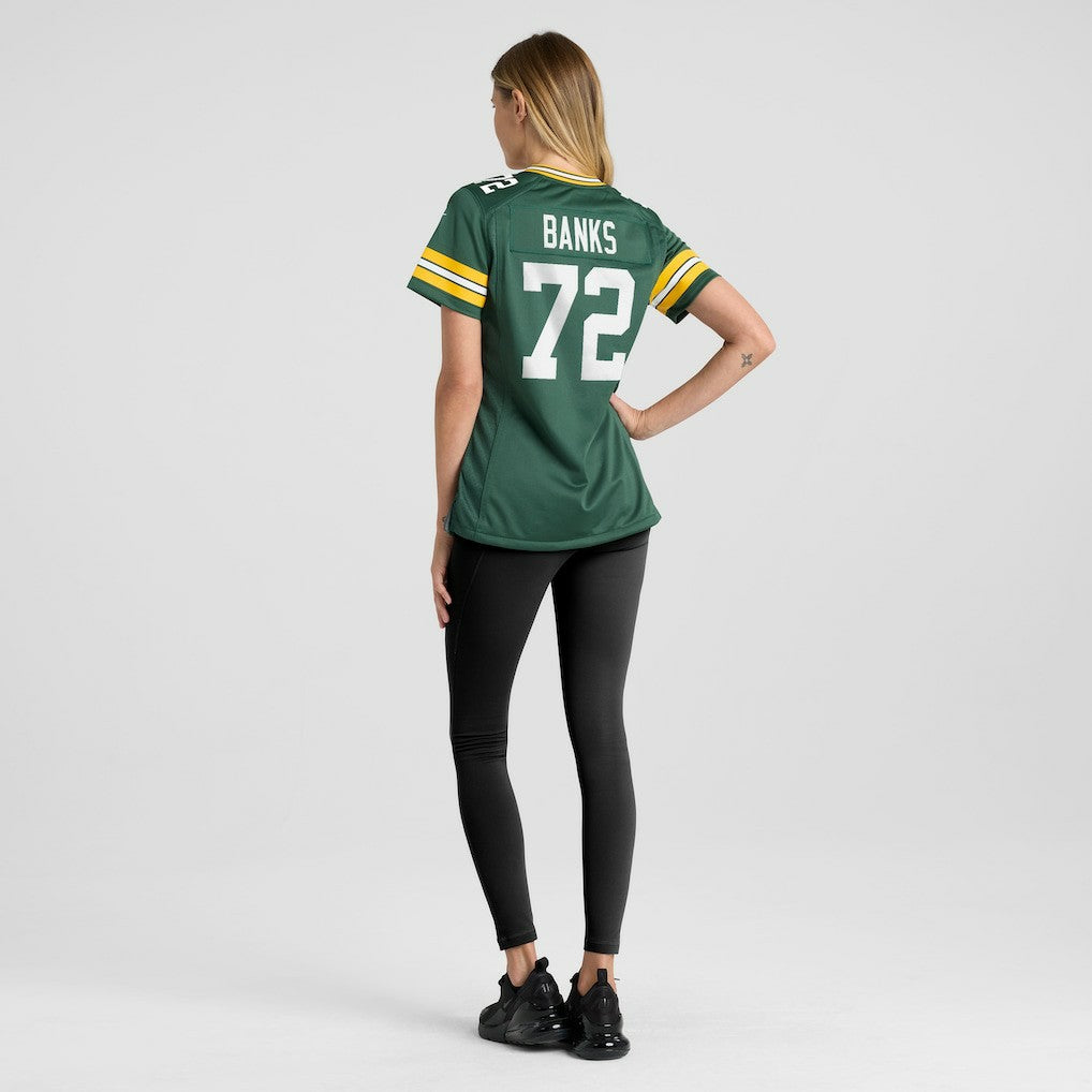 Brant Banks Green Bay Packers Women's Team Game Jersey - Green cheap