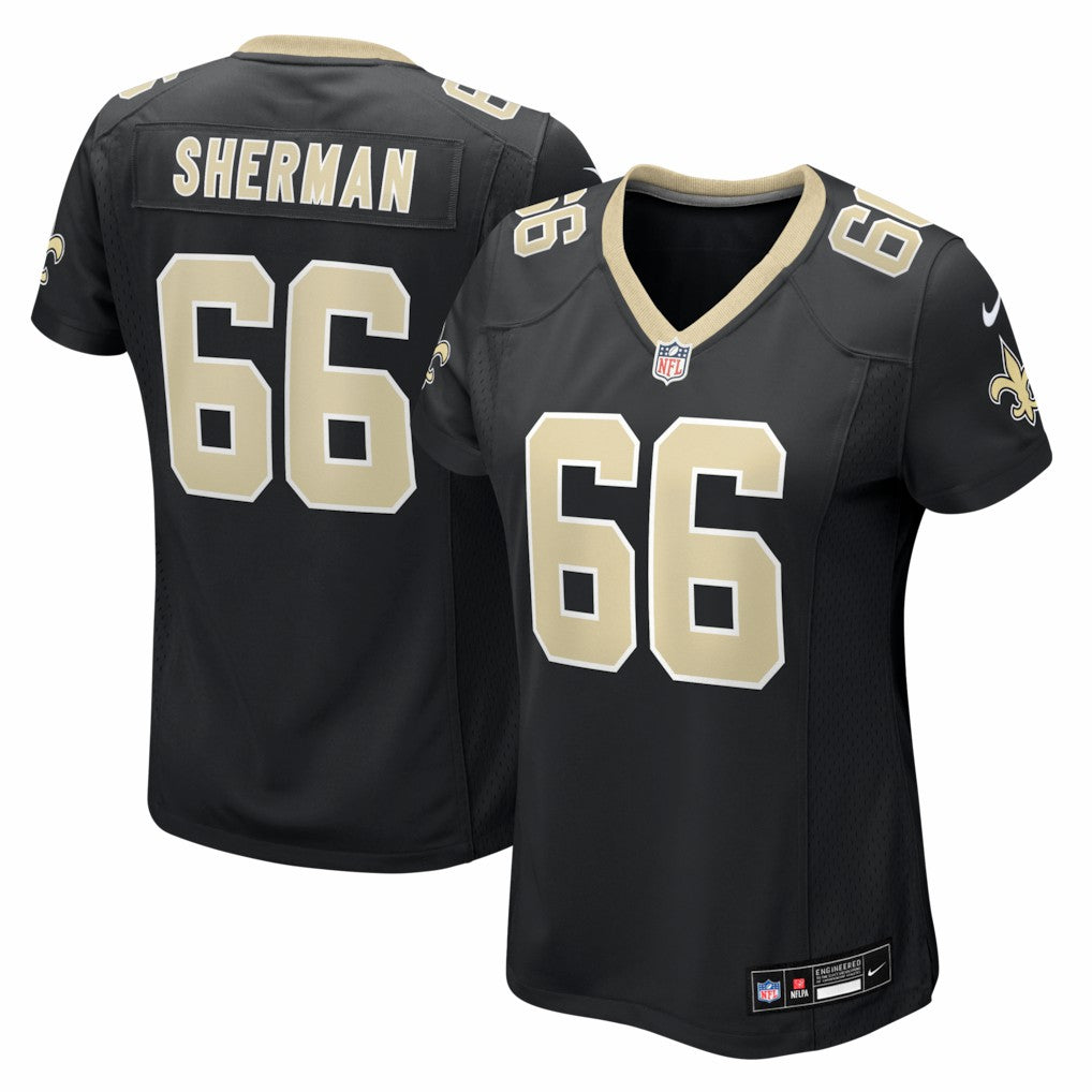 William Sherman New Orleans Saints Women's Team Game Jersey - Black online