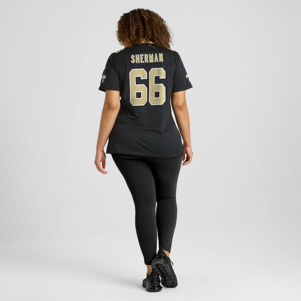 William Sherman New Orleans Saints Women's Team Game Jersey - Black online