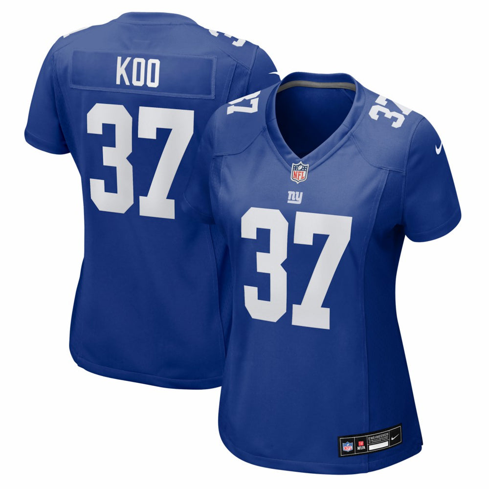 Younghoe Koo New York Giants Women's Team Game Jersey - Royal outlet