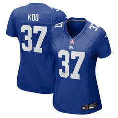 Younghoe Koo New York Giants Women's Team Game Jersey - Royal outlet