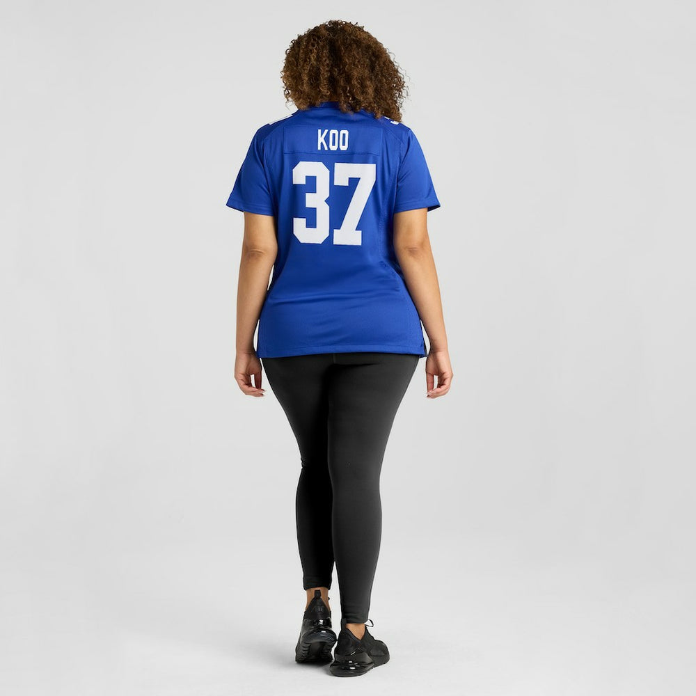 Younghoe Koo New York Giants Women's Team Game Jersey - Royal outlet