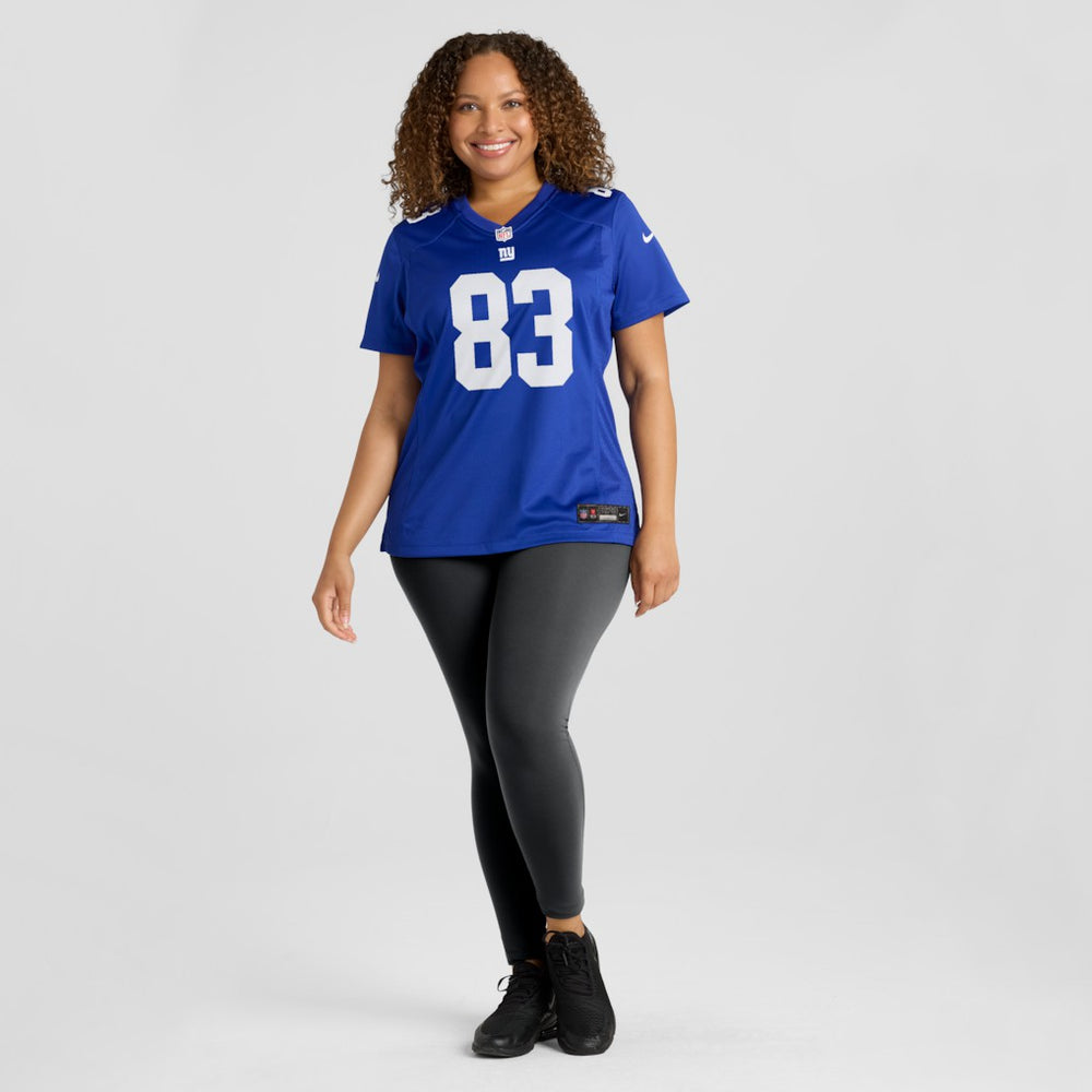Dalen Cambre New York Giants Women's Team Game Jersey - Royal discount