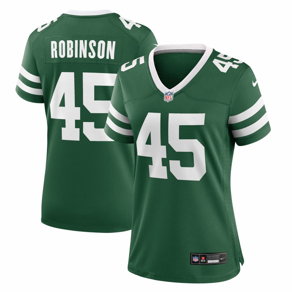 Mark Robinson New York Jets Women's Team Game Jersey - Legacy Green discount