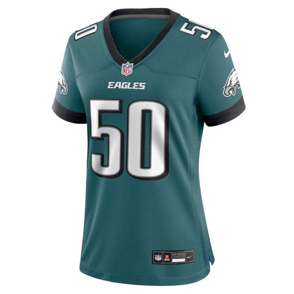 Lance Dixon Philadelphia Eagles Women's Team Game Jersey - Midnight Green for sale