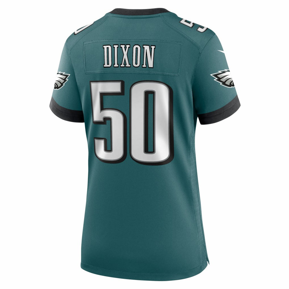Lance Dixon Philadelphia Eagles Women's Team Game Jersey - Midnight Green for sale