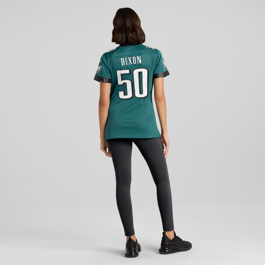 Lance Dixon Philadelphia Eagles Women's Team Game Jersey - Midnight Green for sale