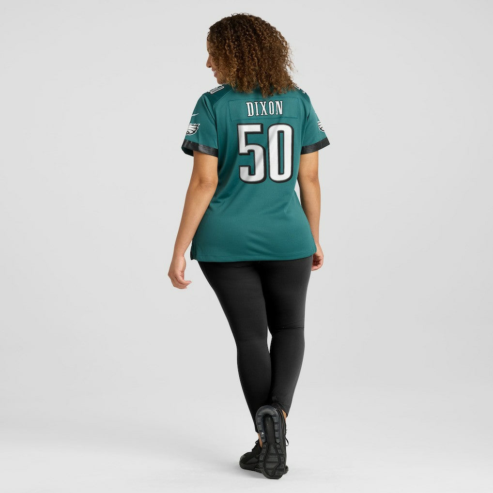 Lance Dixon Philadelphia Eagles Women's Team Game Jersey - Midnight Green for sale