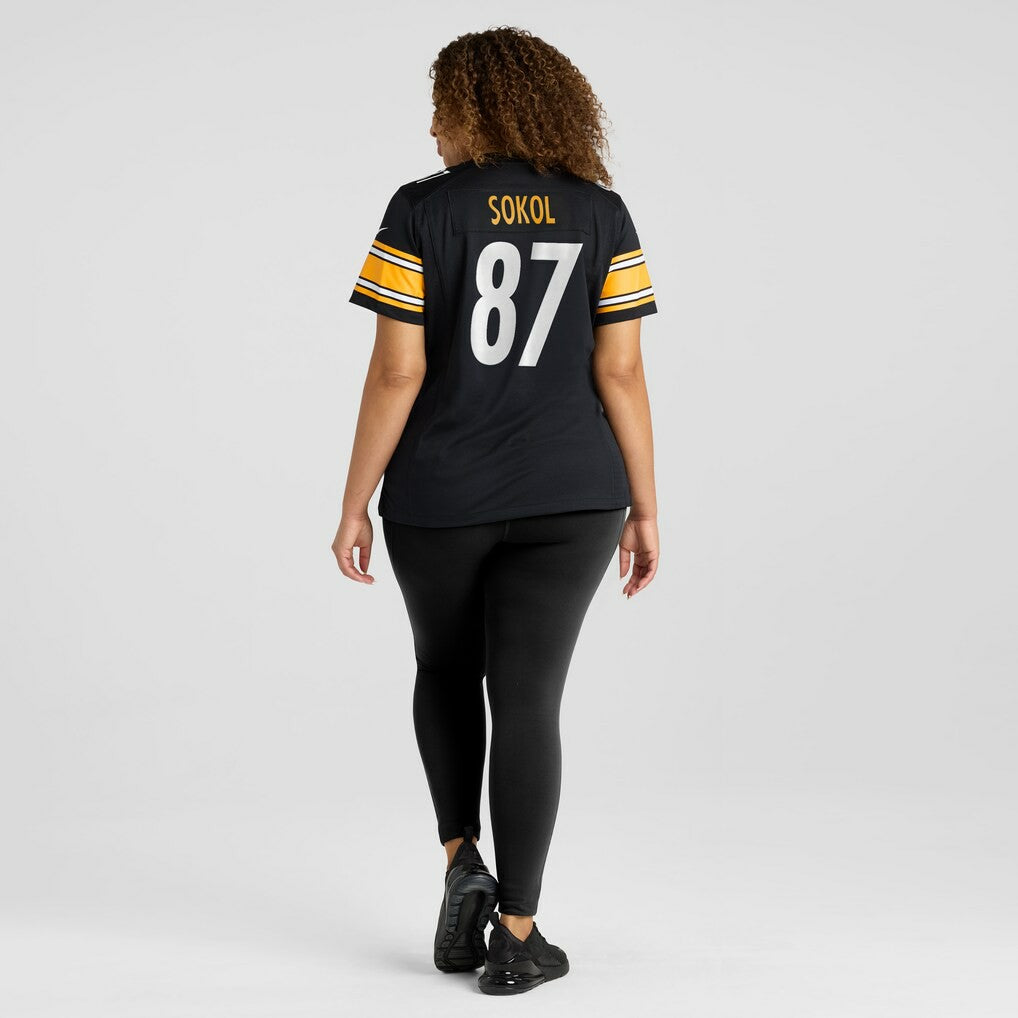 Matt Sokol Pittsburgh Steelers Women's Team Game Jersey - Black discount