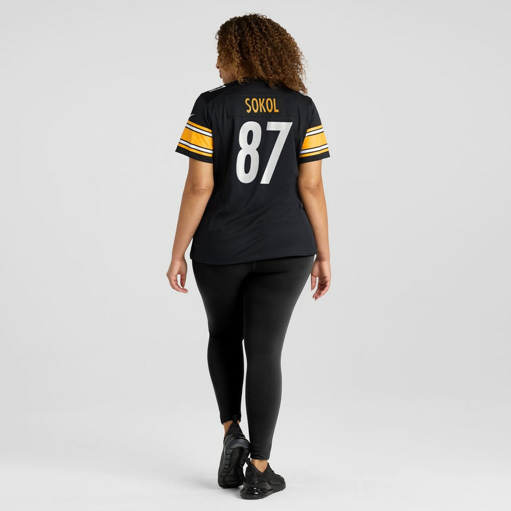 Matt Sokol Pittsburgh Steelers Women's Team Game Jersey - Black discount