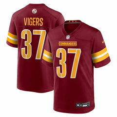 Car'lin Vigers Washington Commanders Team Game Jersey - Burgundy for sale