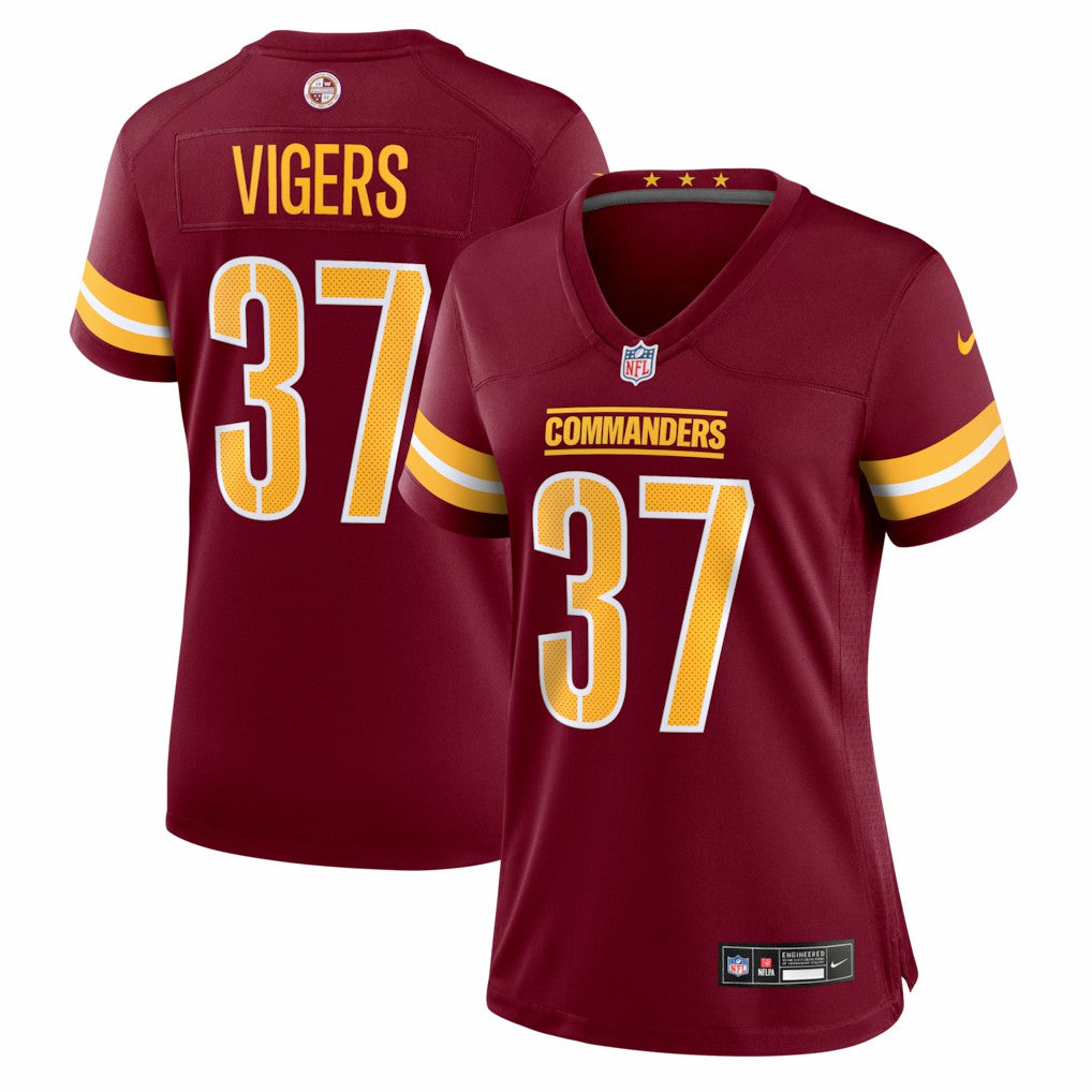 Car'lin Vigers Washington Commanders Women's Team Game Jersey - Burgundy online