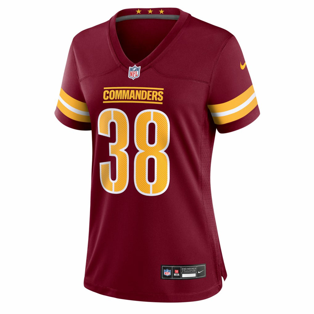 Chase Edmonds Washington Commanders Women's Team Game Jersey - Burgundy for sale