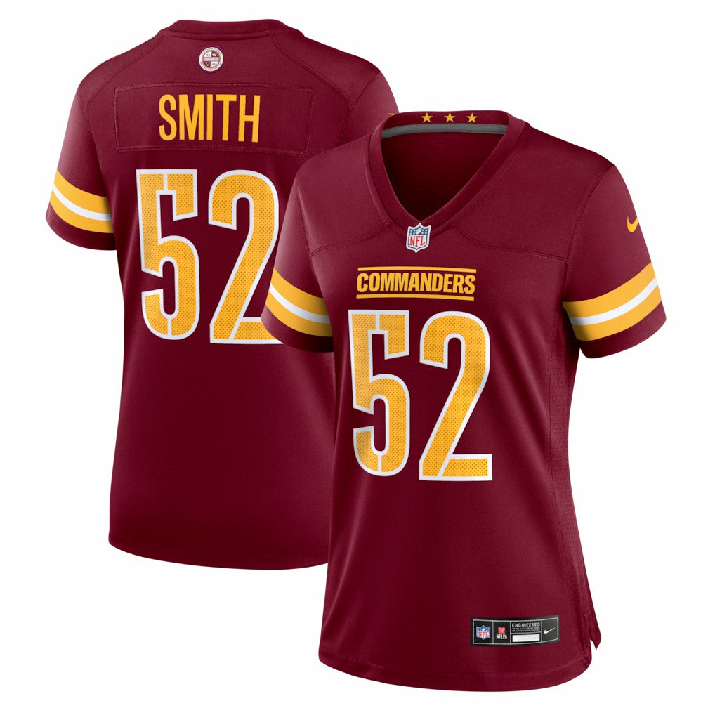 Preston Smith Washington Commanders Women's Team Game Jersey - Burgundy discount