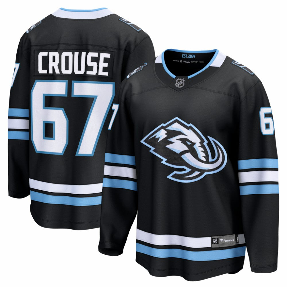 Lawson Crouse Utah Mammoth Fanatics Home Breakaway Player Jersey - Black Jerseys