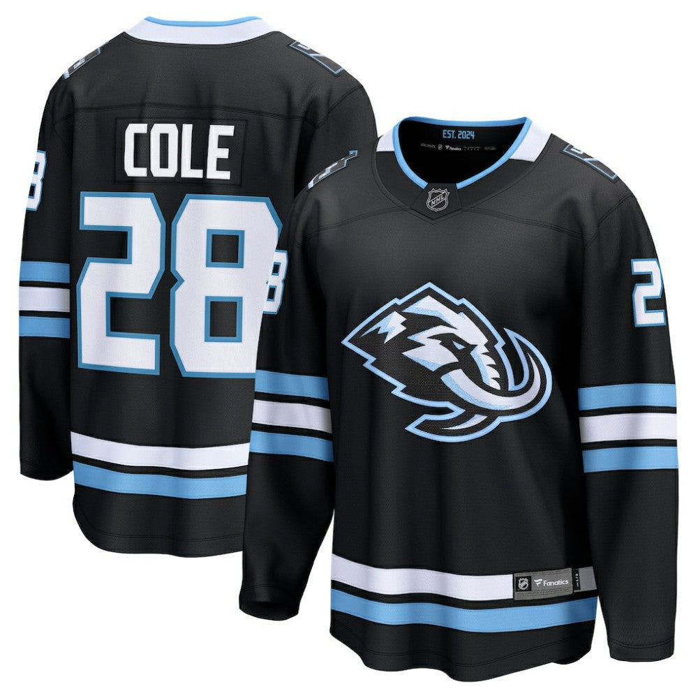 Ian Cole Utah Mammoth Fanatics Home Breakaway Player Jersey - Black Jerseys