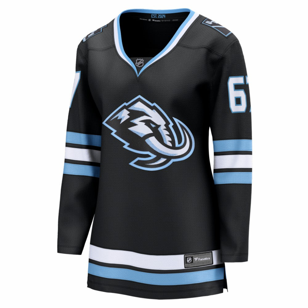Lawson Crouse Utah Mammoth Fanatics Women's Home Breakaway Player Jersey - Black Jerseys