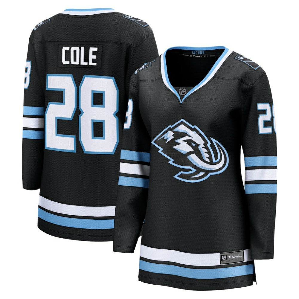Ian Cole Utah Mammoth Fanatics Women's Home Breakaway Player Jersey - Black Jerseys