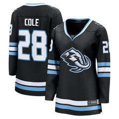 Ian Cole Utah Mammoth Fanatics Women's Home Breakaway Player Jersey - Black Jerseys