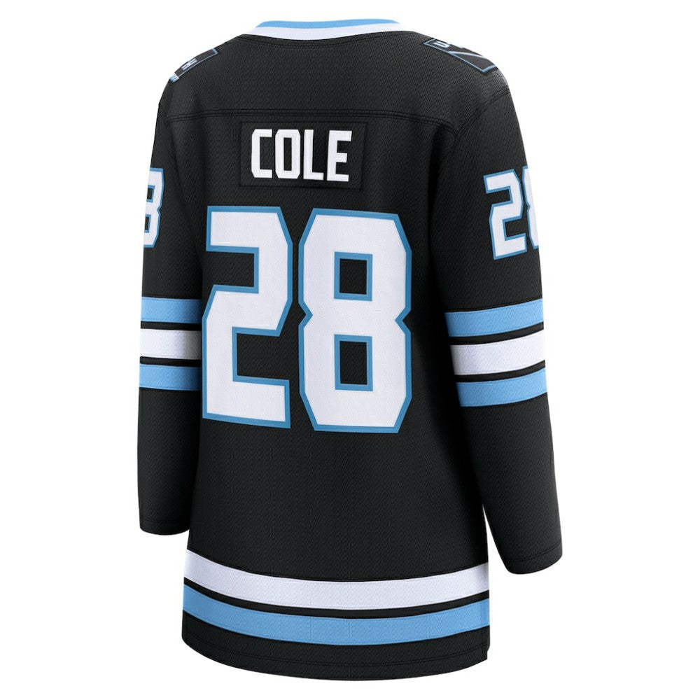 Ian Cole Utah Mammoth Fanatics Women's Home Breakaway Player Jersey - Black Jerseys